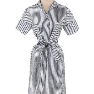 MM LaFleur Striped Shirt Dress Size XS